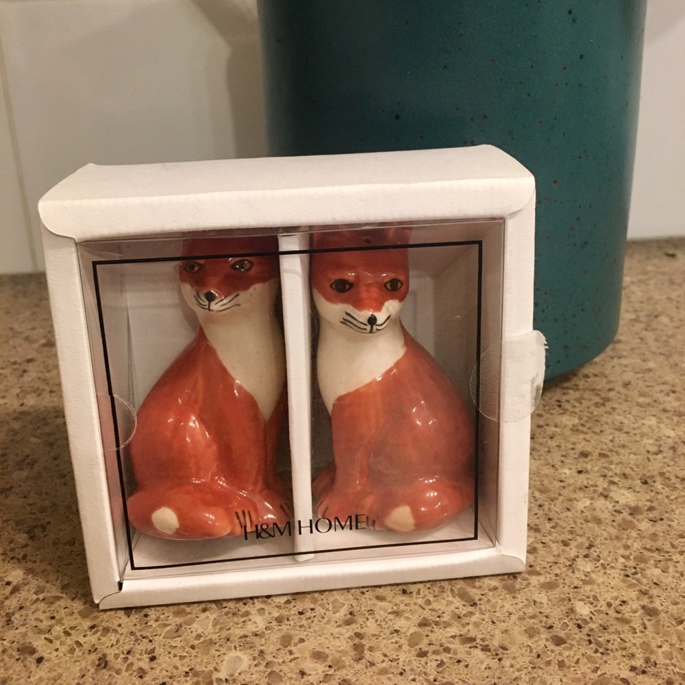 Fox Salt & Pepper Shakers